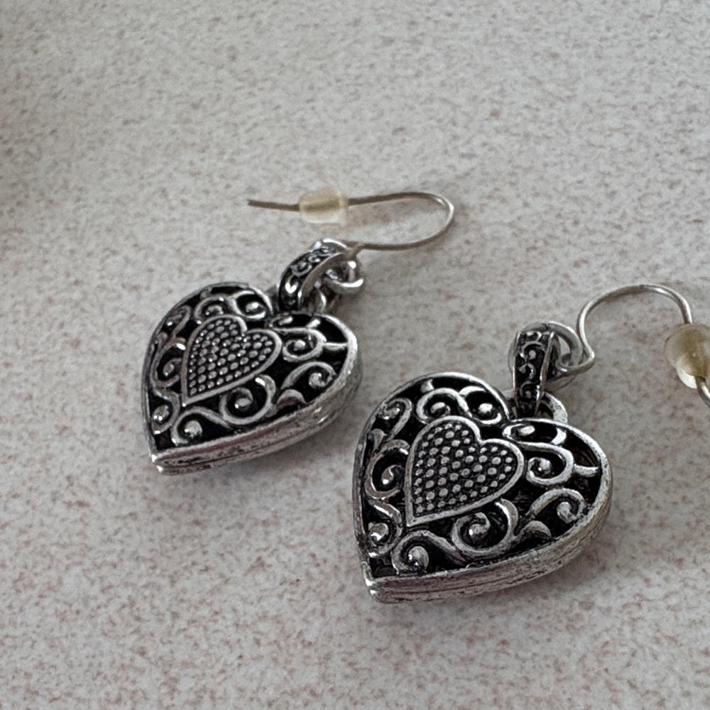 Brighton Reno Heart Earrings - Picture 3 of 4